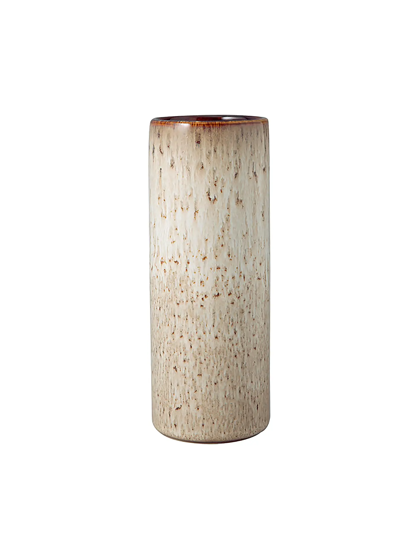 LIKE BY VILLEROY & BOCH | Lave Home Vase Cylinder, 7,5x7,5x20cm, Beige | 